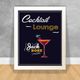 Quadro Decorativo-Cocktail-Lounge-Jack-Rose