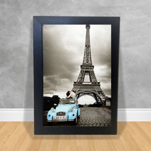 Quadro-Decorativo-Paris-Car-Blue