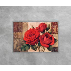 Gravura-Decorativa-Trio-de-Rosas-Vermelhas