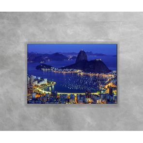 Gravura-Decorativa-Rio-de-Janeiro---Cidade-a-Noite