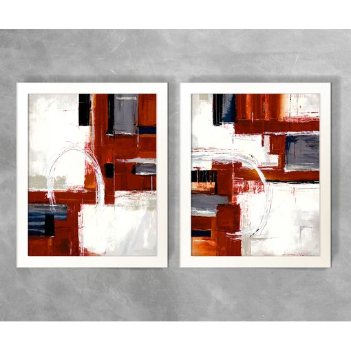 Conjunto-de-Quadros-Abstratos-Tons-de-Vermelho-e-Branco