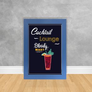 Quadro Decorativo Cocktail Lounge Bloody Mary