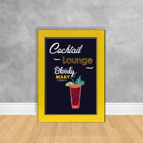 Quadro Decorativo Cocktail Lounge Bloody Mary
