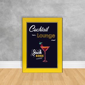 Quadro Decorativo Cocktail Lounge Jack Rose