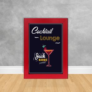 Quadro Decorativo Cocktail Lounge Jack Rose