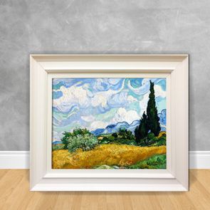 Quadro-Decorativo-Van-Gogh---Wheat-Field-With-Cypresses