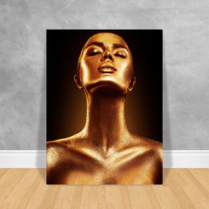 Black-Woman-Gold-40x50