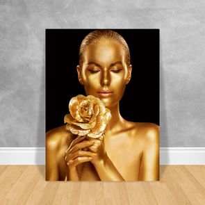 Black-Woman-Buque-Gold-60x80
